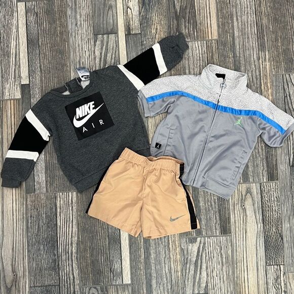 🔥 NIKE / AIR JORDAN (3 pieces) - Size 18mo. - Jacket / Sweatshirt / Shorts - EU - Picture 5 of 8